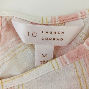 LC Lauren Conrad Tops - Lauren Conrad Pink Plaid Short Sleeve Shirt LC Lauren Conrad Tops - Lauren Conrad Pink Plaid Short Sleeve Shirt